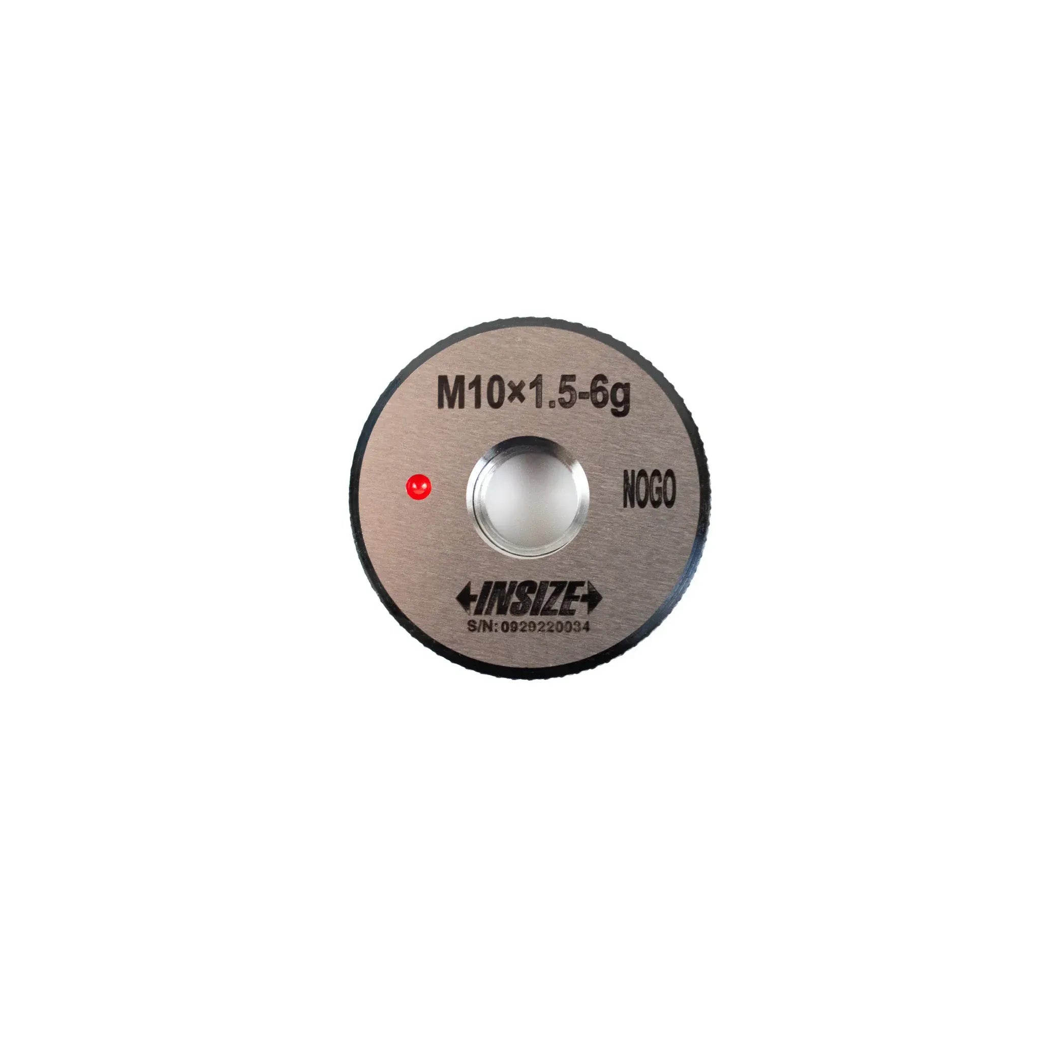 Insize NOGO Thread Ring Gauge M10X1.5 Series 4120-10N-4