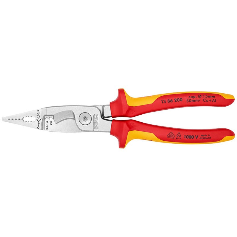 Knipex 1386200 installation pliers - electrical - 200mm