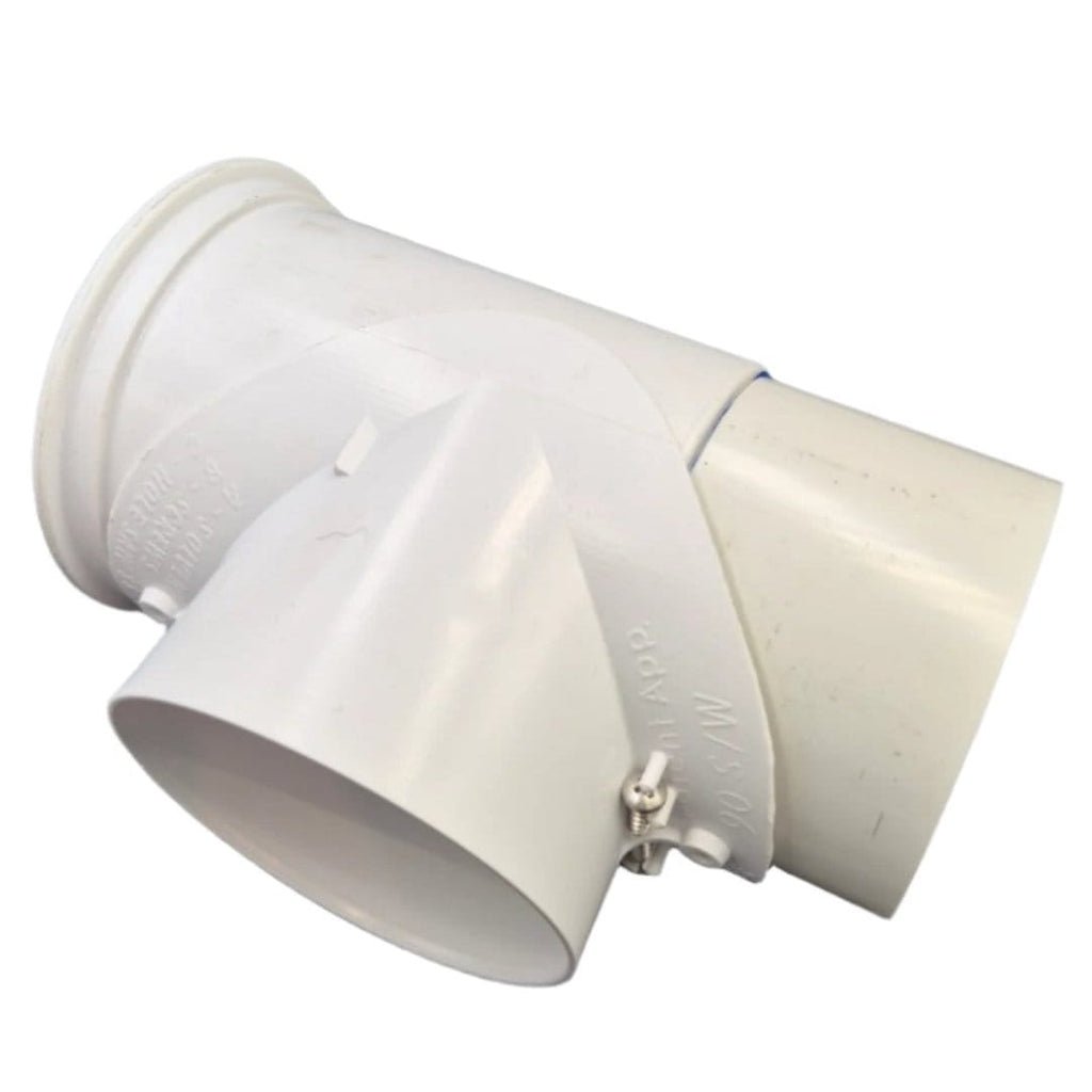 Pack of 3 - Boss Smart Tee 90 saddles for 90mm to 90mm Pipe Connections-0