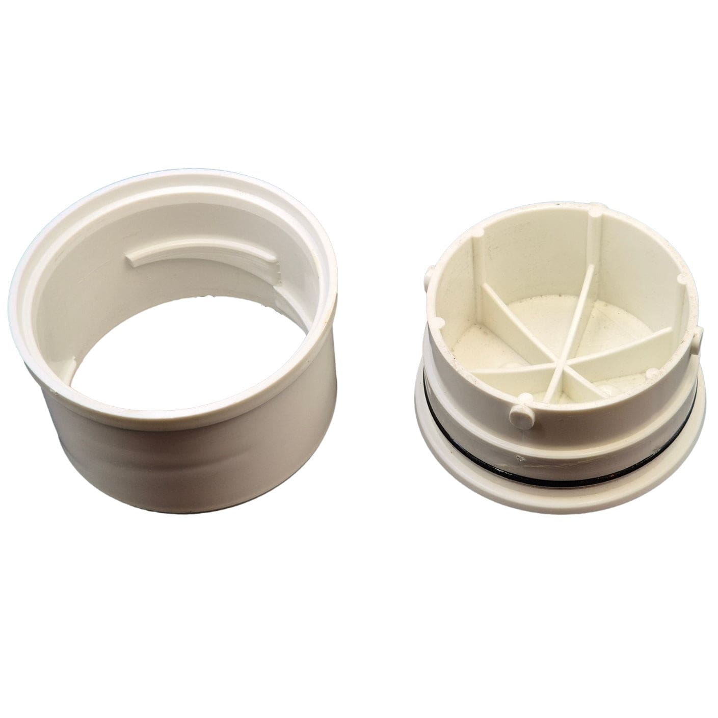 White Bolted Trap Screw-4