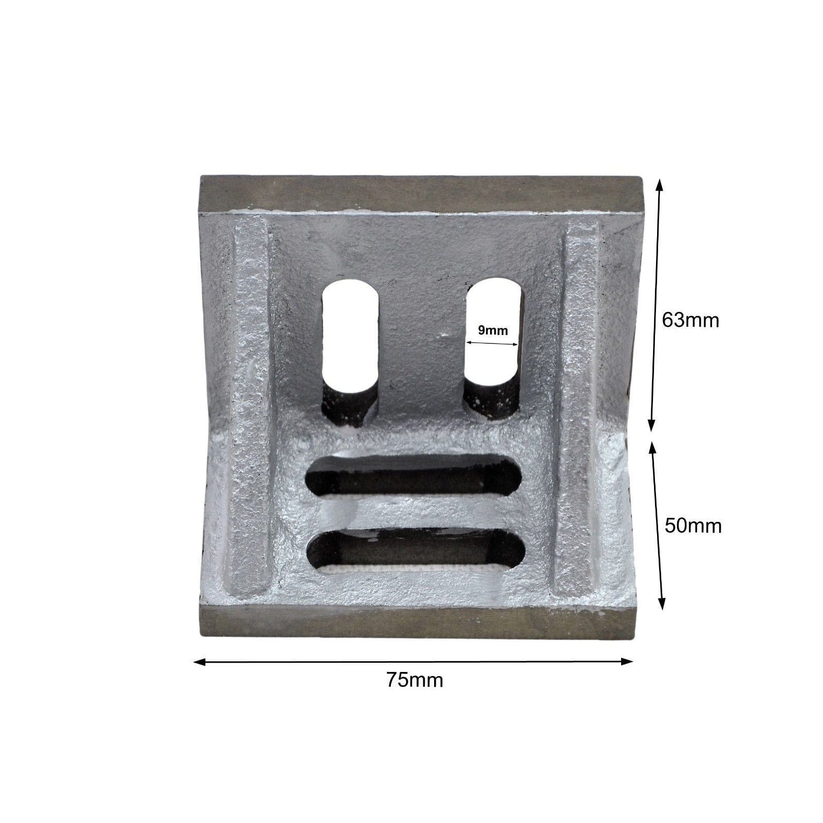 Angle Plate 3x2.5x2" Slotted and Webbed-1