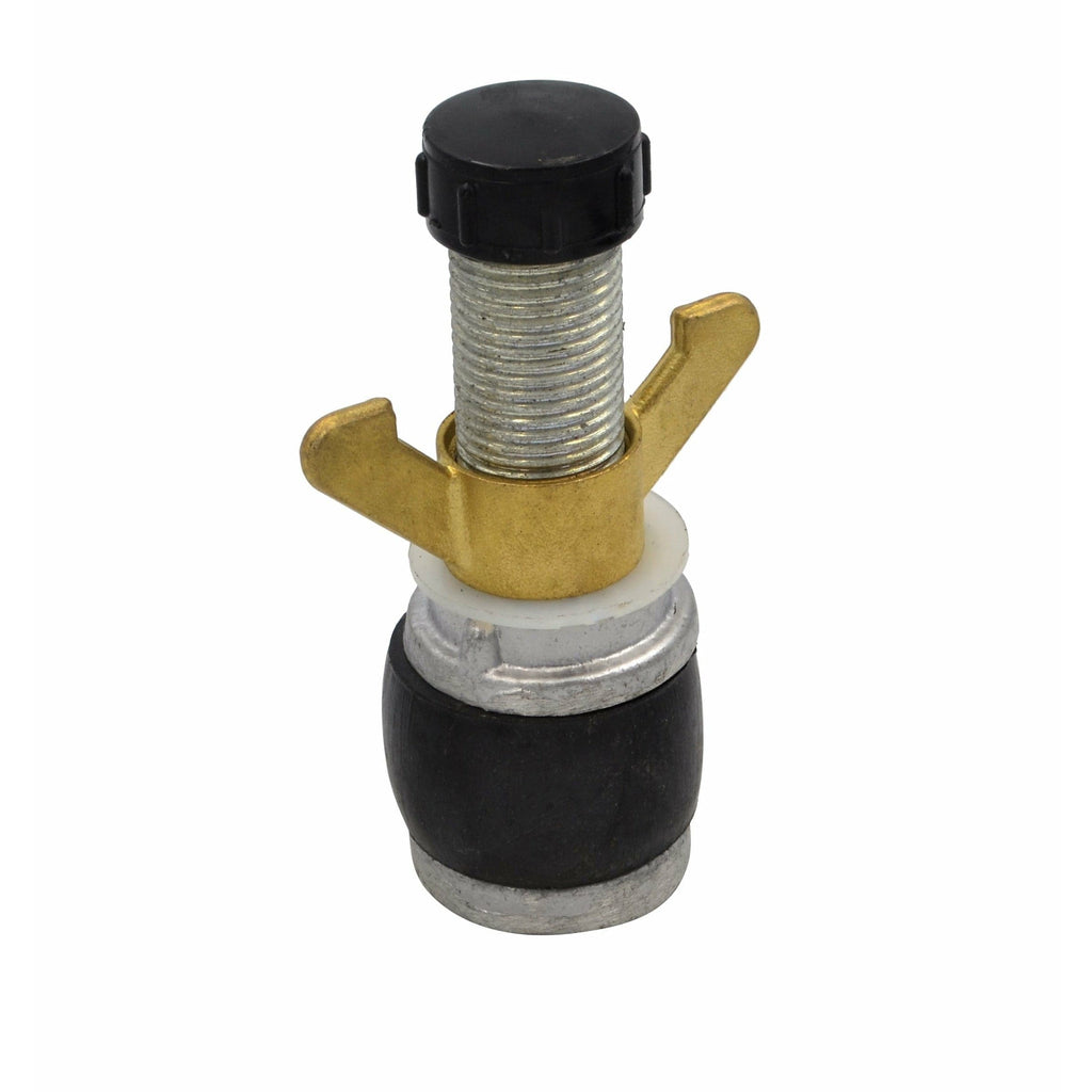 Aluminium Alloy pipe plug with 13 mm bypass 38mm-50mm-3