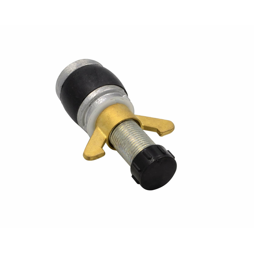 Aluminium Alloy pipe plug with 13 mm bypass 38mm-50mm-2