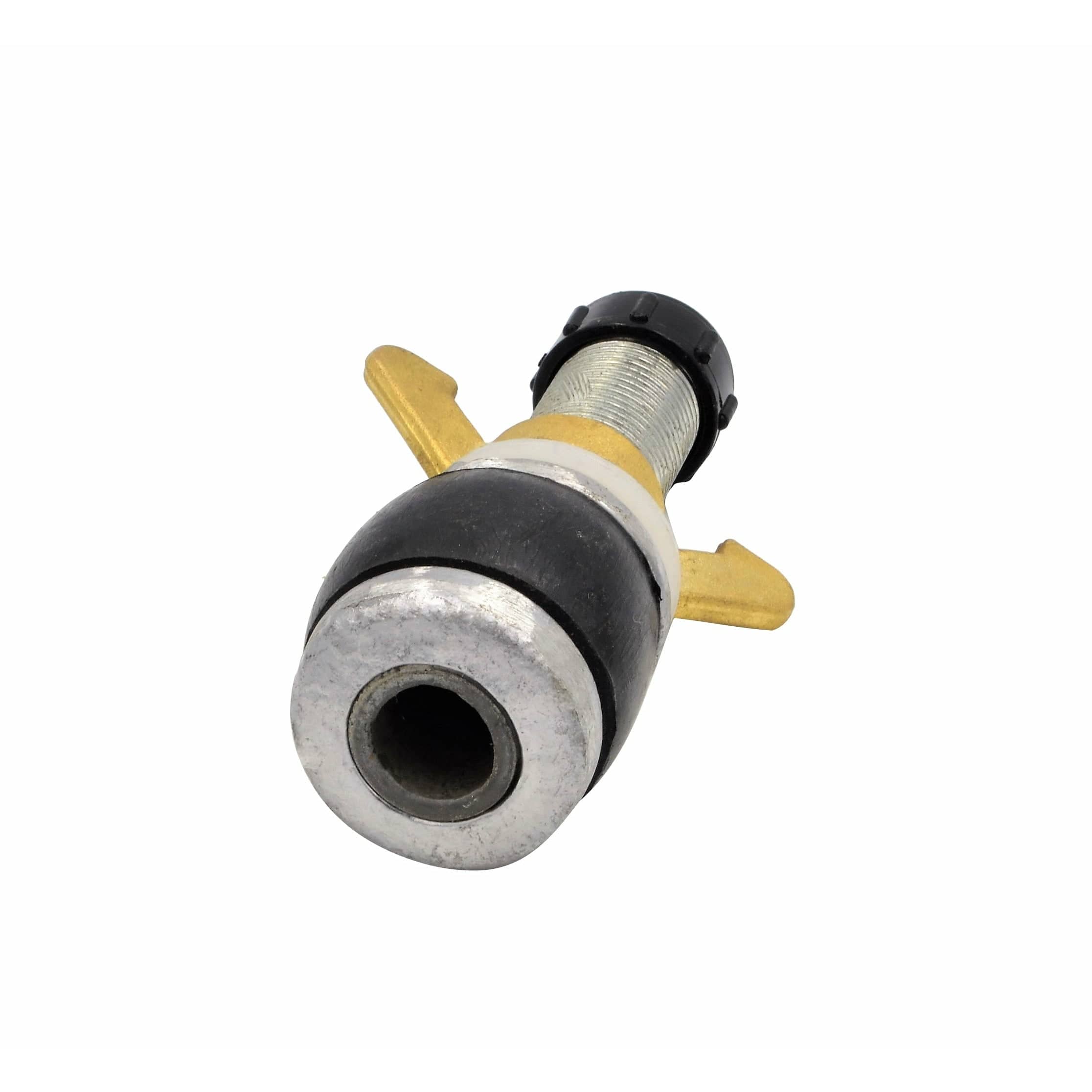 Aluminium Alloy pipe plug with 13 mm bypass 38mm-50mm-1