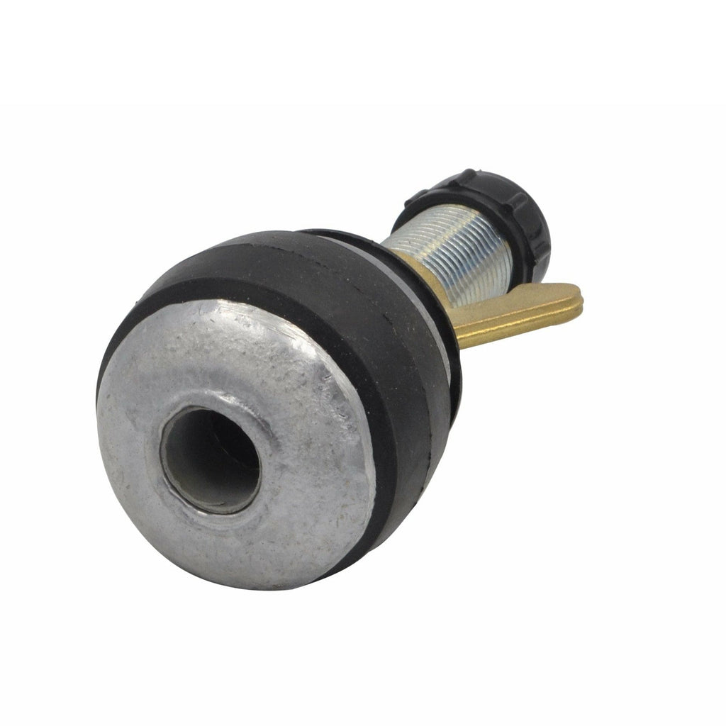 Aluminium Alloy pipe plug with 13 mm bypass 49mm-62mm-3