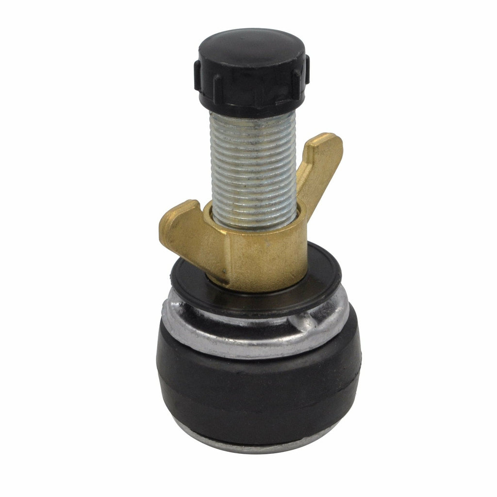Aluminium Alloy pipe plug with 13 mm bypass 49mm-62mm-1