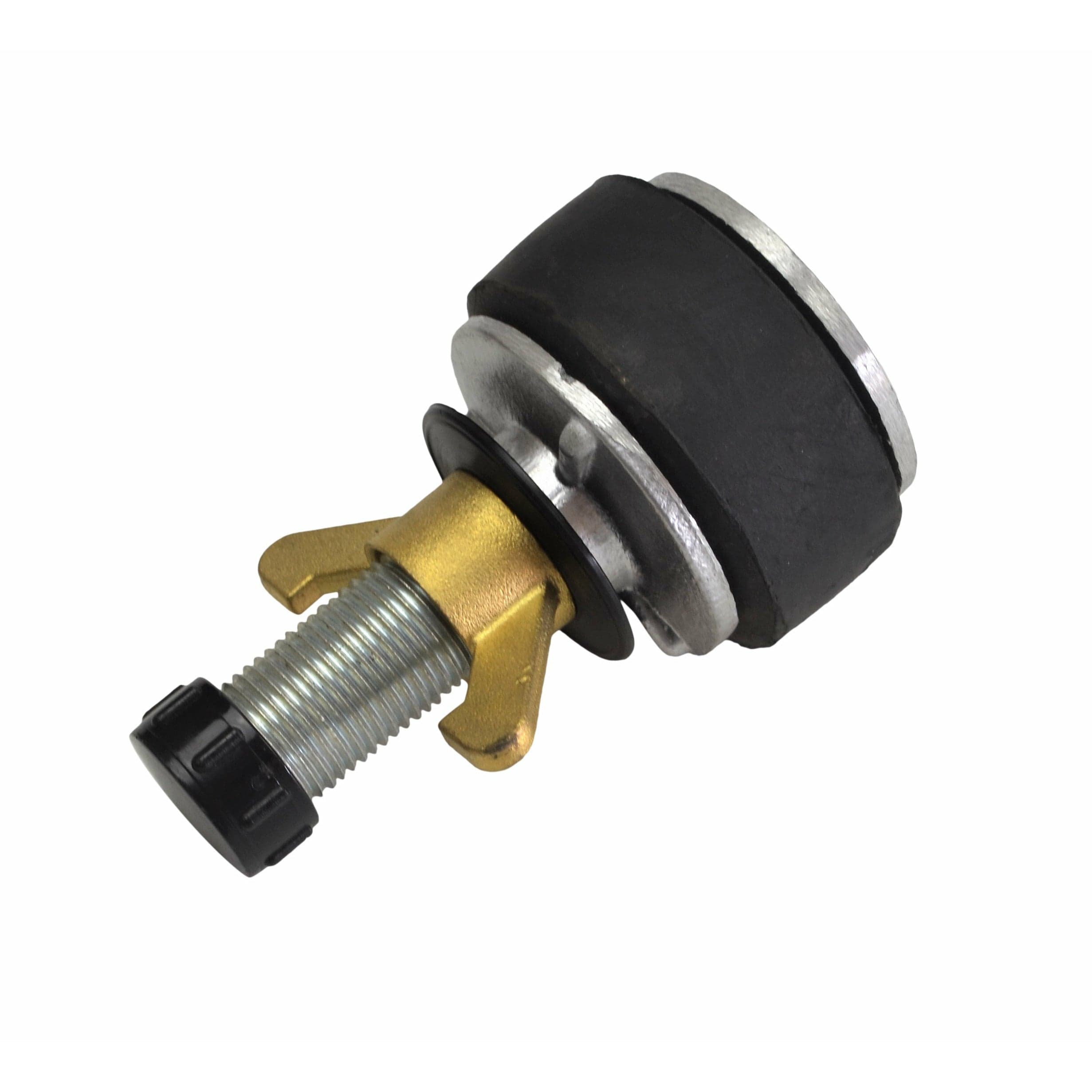 Aluminium Alloy pipe plug with 13 mm bypass 62-77mm-4