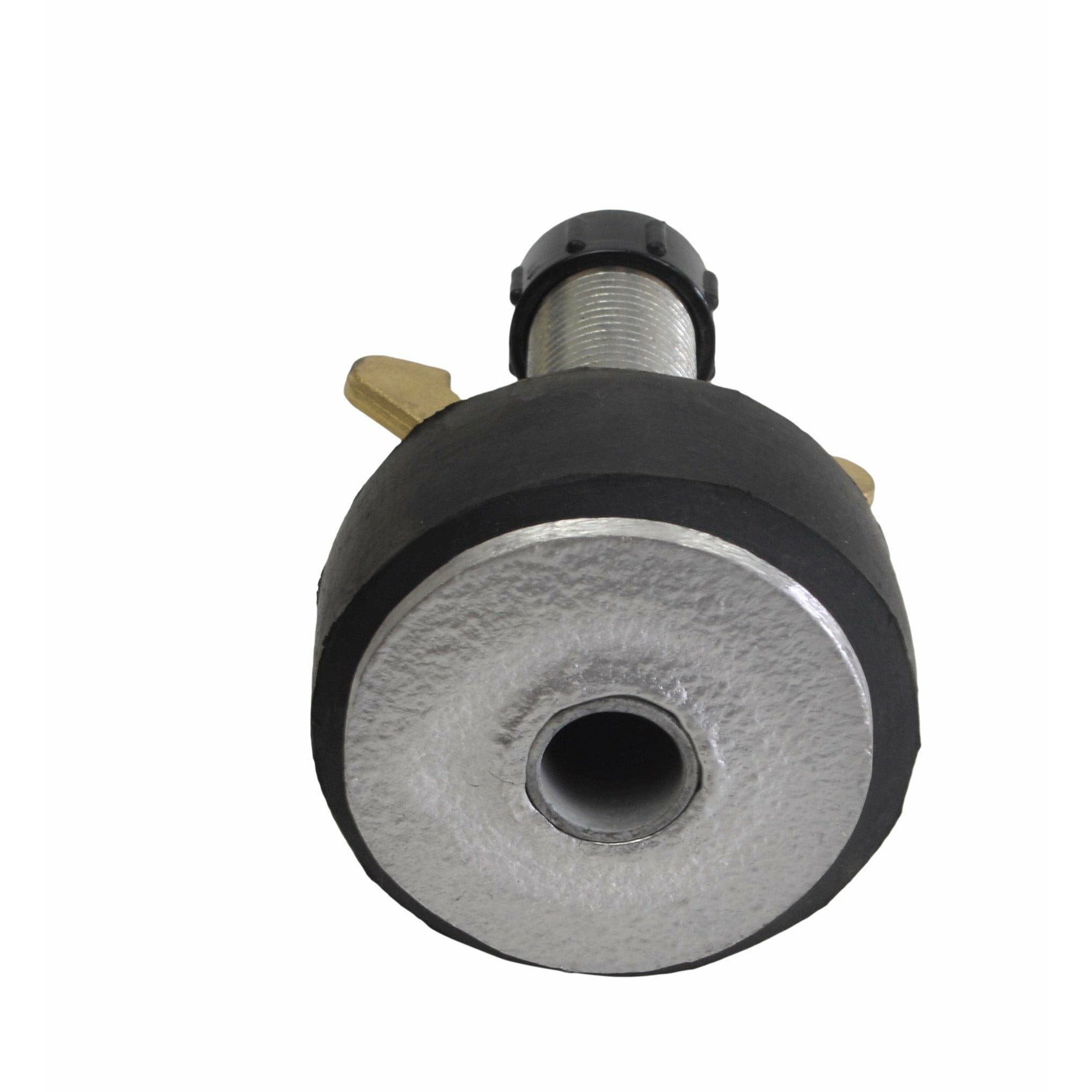 Aluminium Alloy pipe plug with 13 mm bypass 62-77mm-3