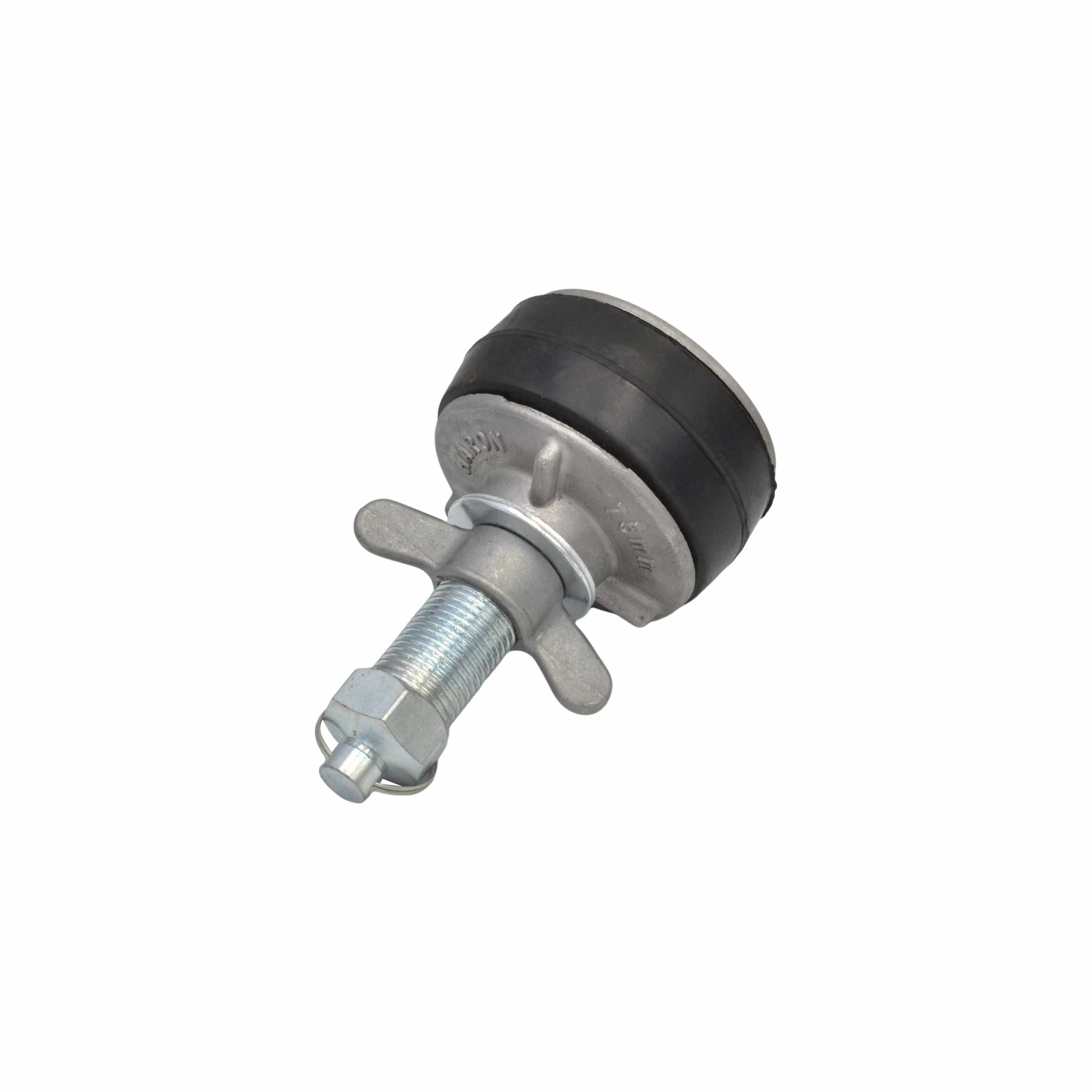 Aluminium Alloy pipe plug with 13 mm bypass 78-89mm-2