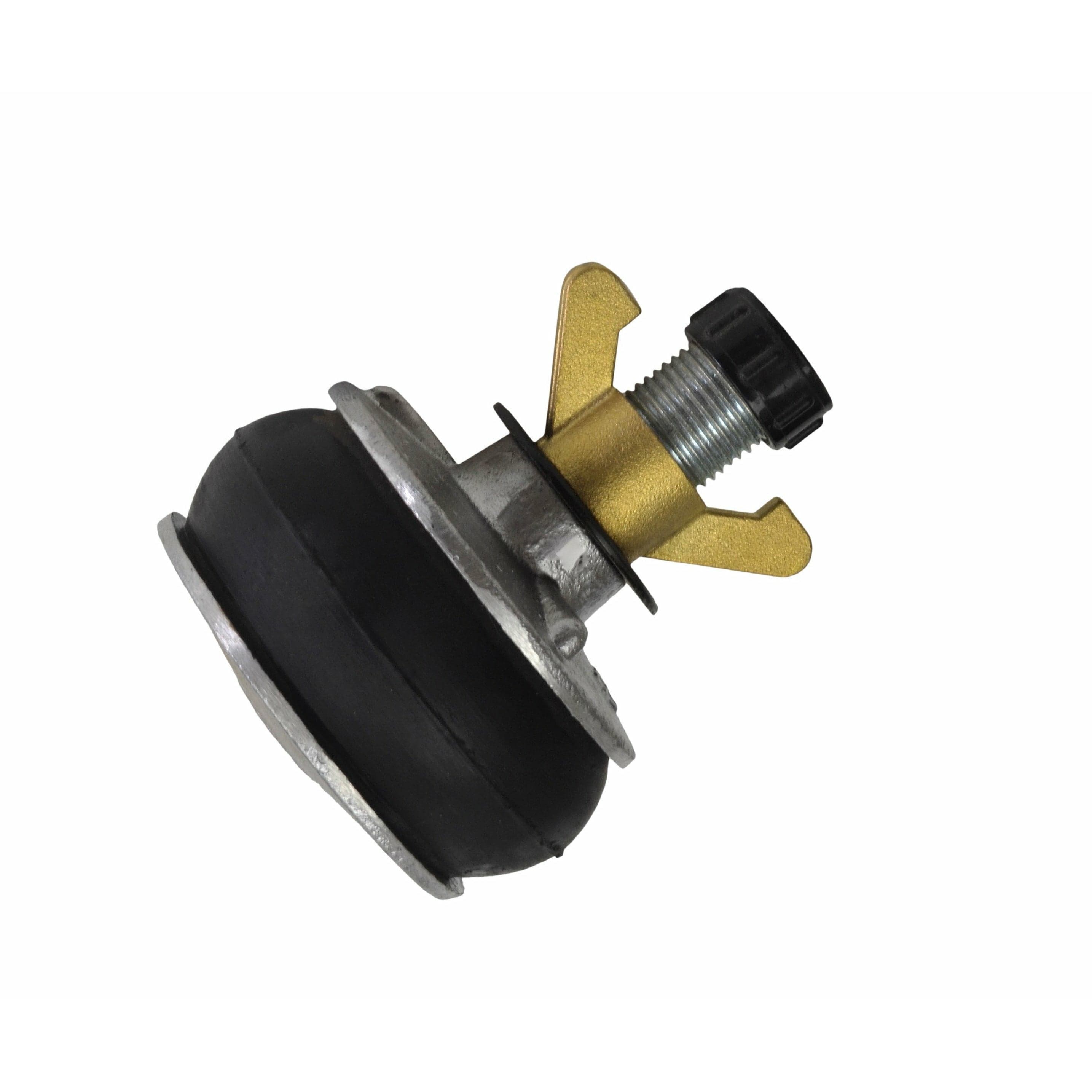 Aluminium Alloy pipe plug with 13 mm bypass 84-103mm-3