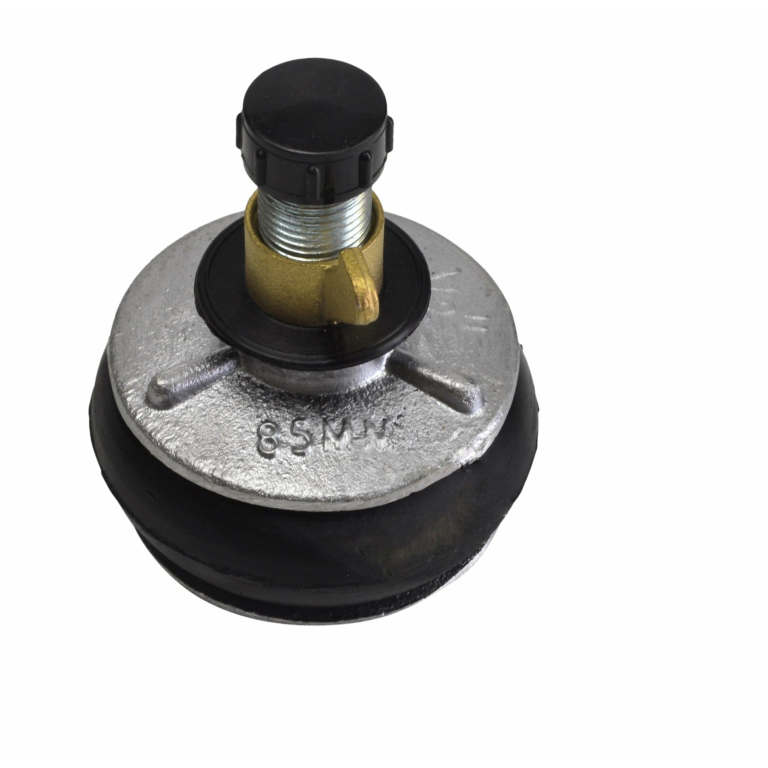 Aluminium Alloy pipe plug with 13 mm bypass 84-103mm-0