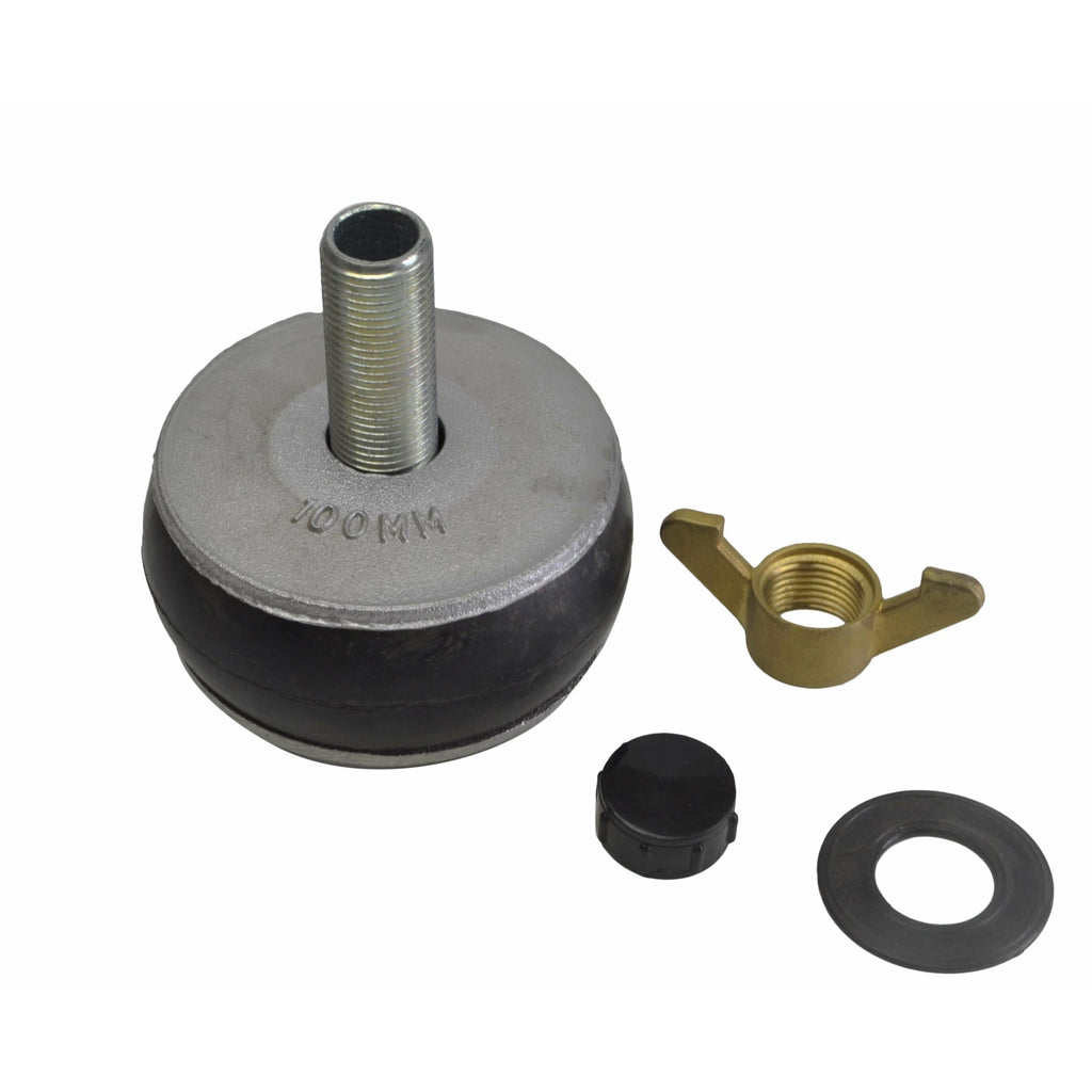 Aluminium Alloy pipe plug with 13 mm bypass 94-110mm-4