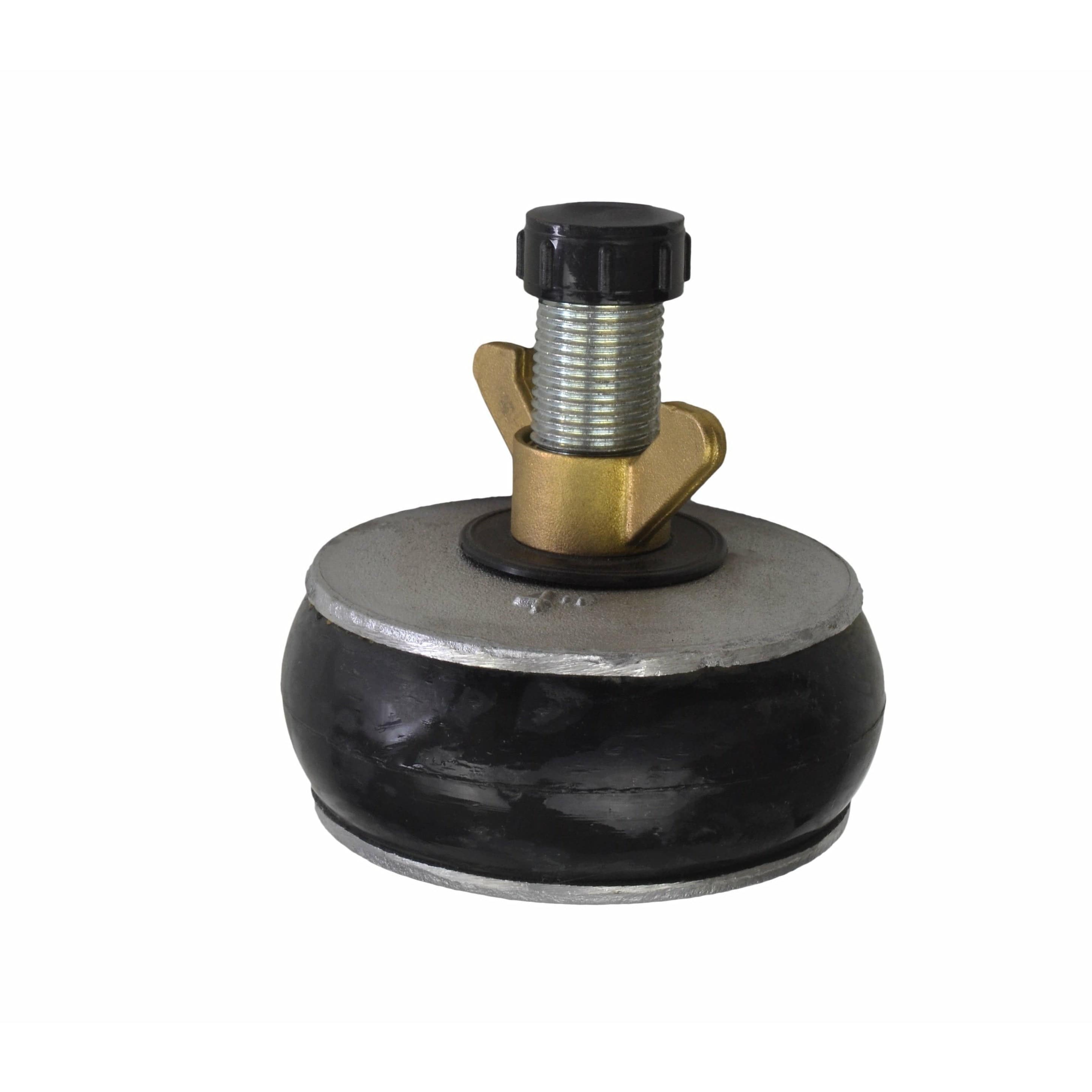 Aluminium Alloy pipe plug with 13 mm bypass 94-110mm-2