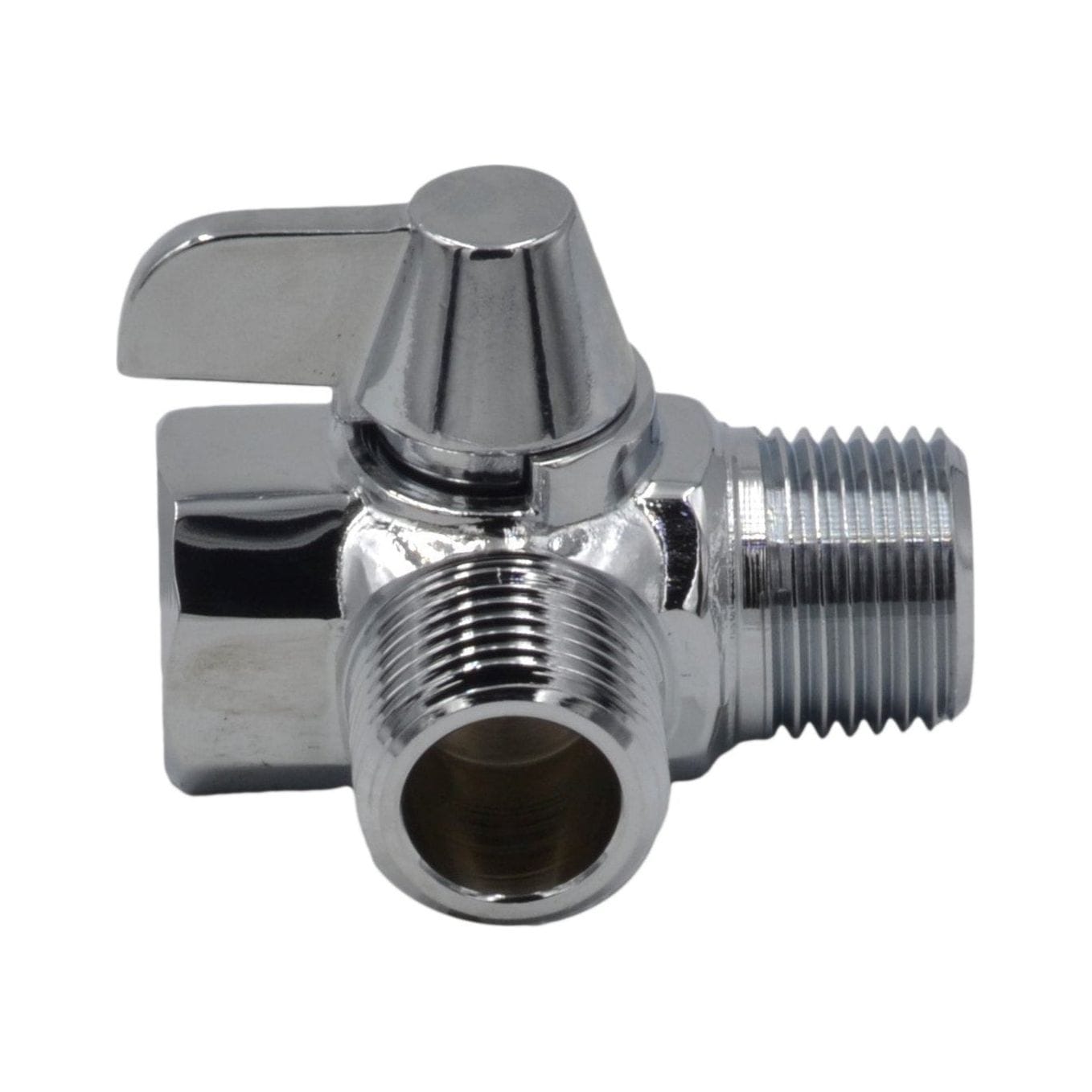 Chrome Two Way Shower Arm Diverter Valve Shower Head Splitter-0