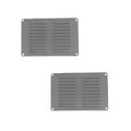 Haron 2251S Aluminium Vents – Anodised Silver 225 x 150mm Pack of 2-0