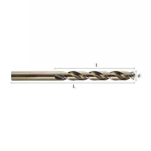 Hepyc 13mm HSS-Co Jobber Drill Bit – DIN 338-1
