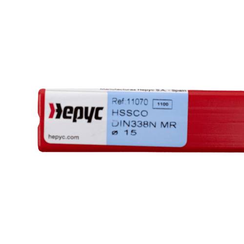 Hepyc 15.0mm HSS-Co Reduced Shank Drill – DIN 338 MR-3
