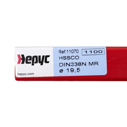 Hepyc 19.5mm HSS-Co Reduced Shank Drill – DIN 338 MR-3