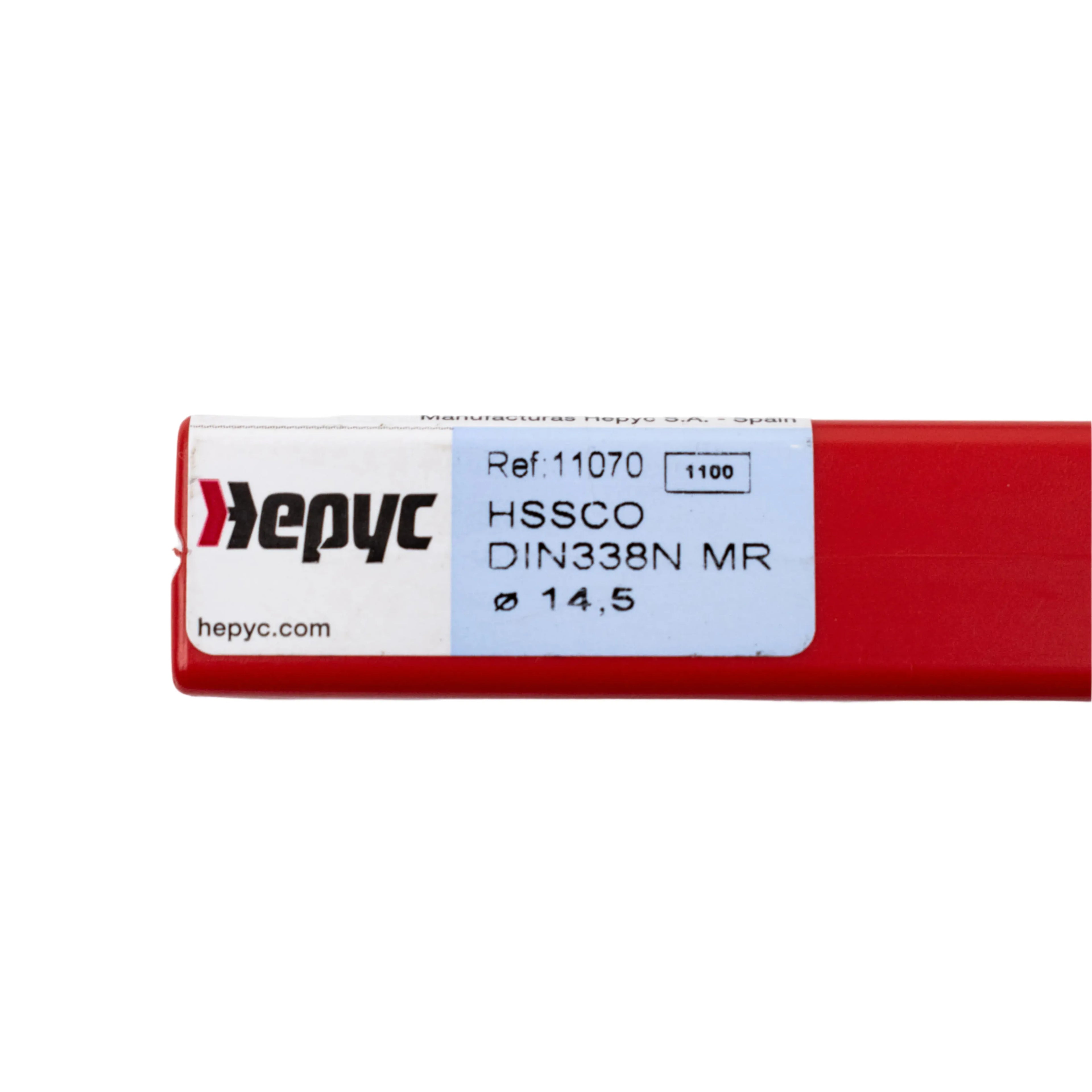 Hepyc DIN338N – 14.5mm HSSE-Co Cobalt Jobber Drill Bit-3