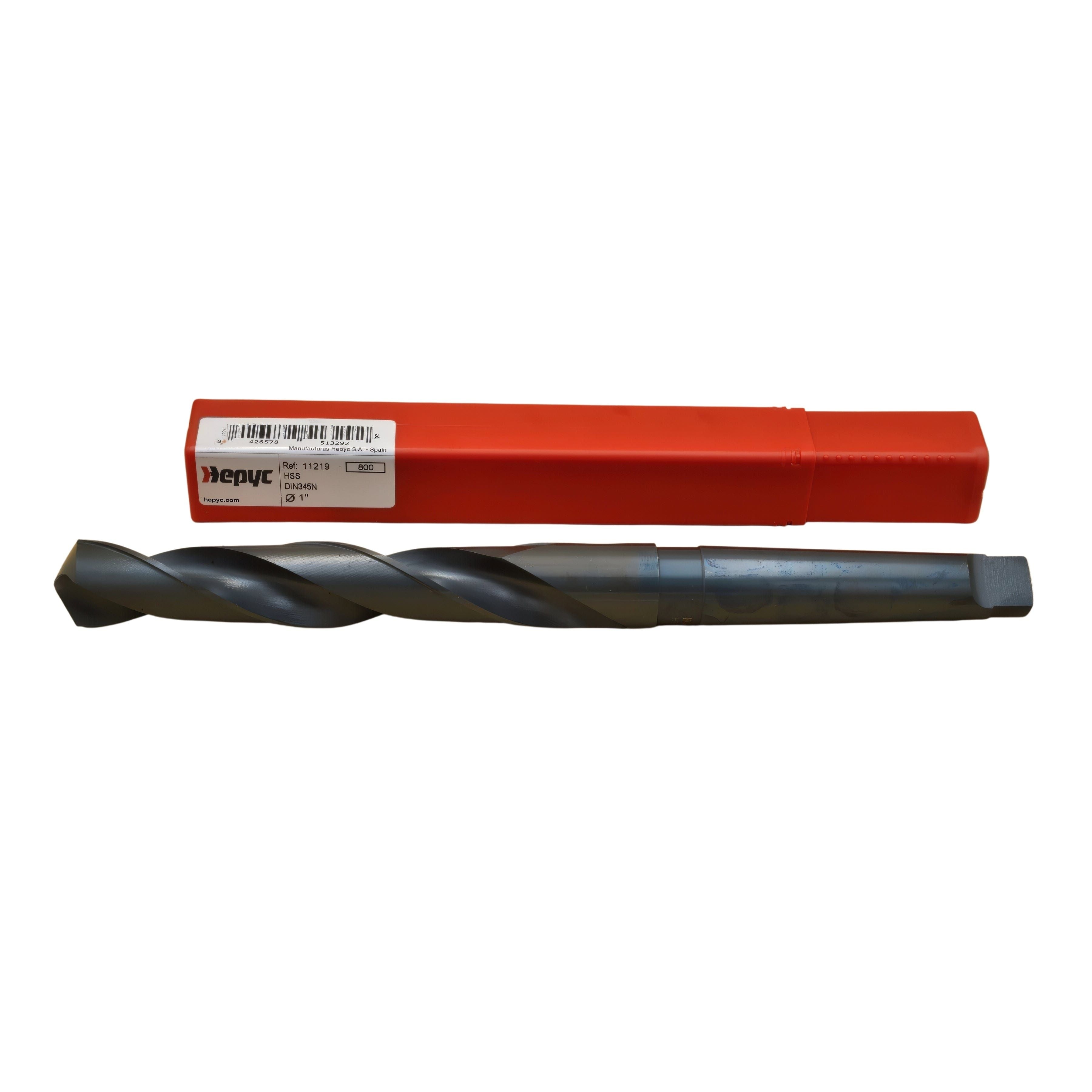 Hepyc 1" HSS Morse Taper Shank Drill MT3 DIN 345-0