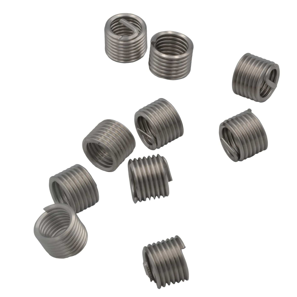 10 pcs Hepyc Stainless Steel Thread Insert M8 x 1.25 1.5D DIN 8140 6H-2