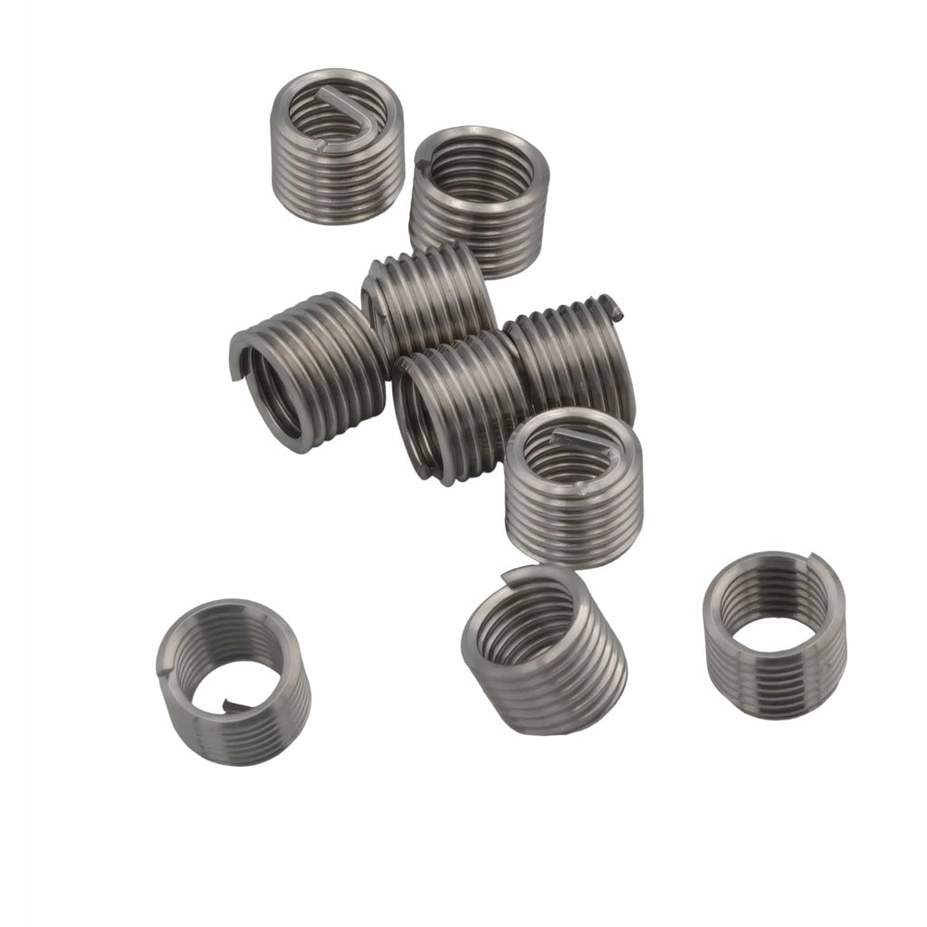 10 pcs Hepyc Stainless Steel Thread Insert M8 x 1.25 1.5D DIN 8140 6H-1