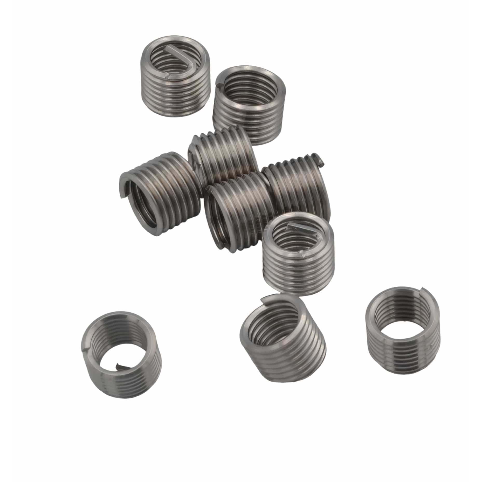 10 pcs Hepyc Stainless Steel Thread Insert M8 x 1.25 1.5D DIN 8140 6H-1