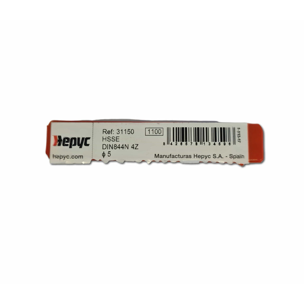 HEPYC Multi Flute 5mm HSS-Co8e Multi-Purpose End Mill-4