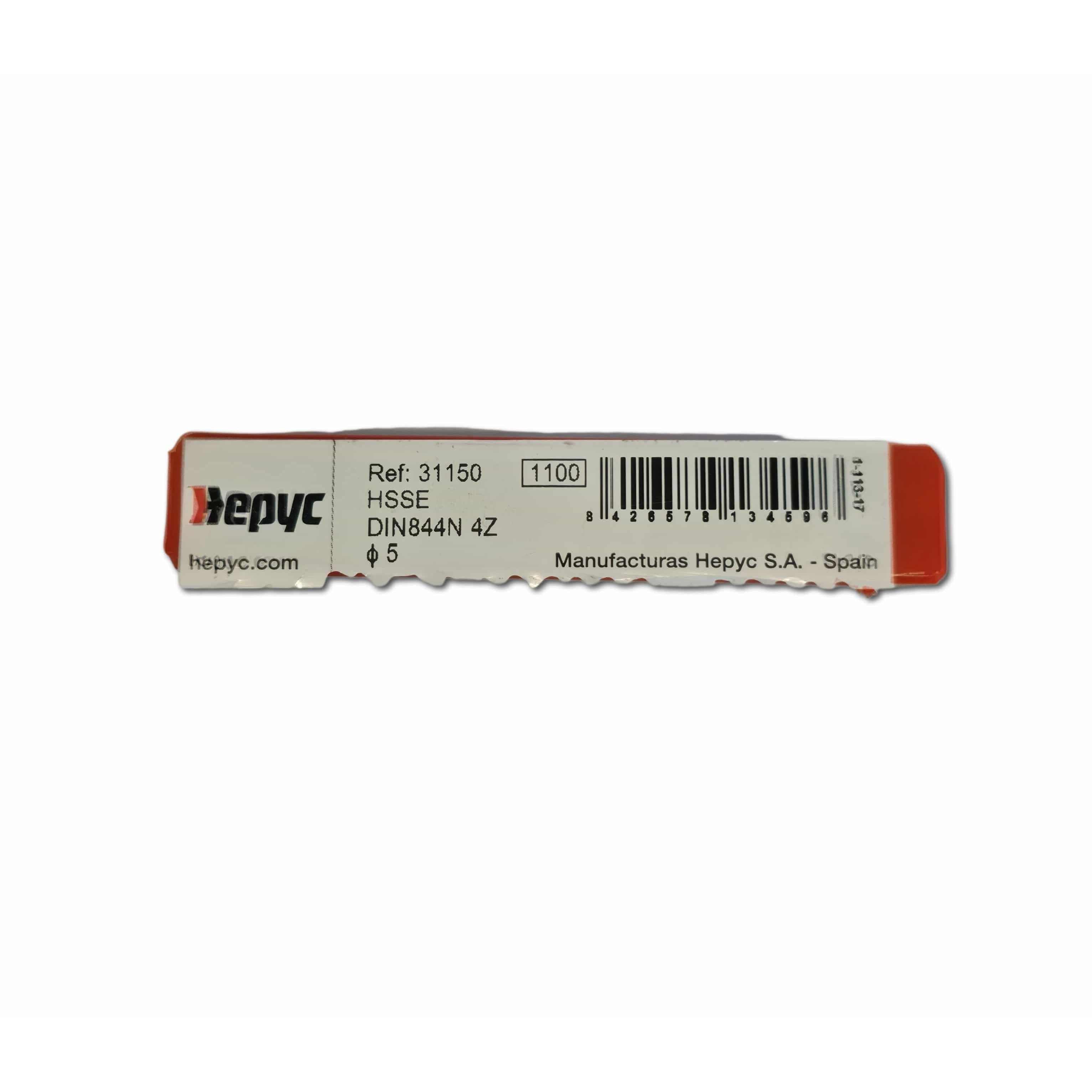 HEPYC Multi Flute 5mm HSS-Co8e Multi-Purpose End Mill-4