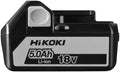 Hikoki bsl1850 slide battery | 18 volt 5.0 ah li-ion - 335790-0