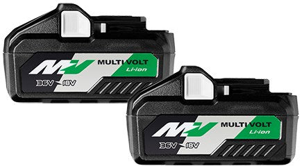 Hikoki BSL36B18 Twin Pack Batteries MultiVolt B | 2x MV-B 36V 4.0Ah 18V 8.0Ah - 375575-0