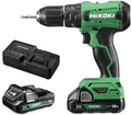 Hikoki dv18dawcz | Cordless Impact Drill Driver | 18 V | 50 Nm | 2 x 2.0 Ah Batteries and Charger | in Plastic Case - dv18dawcz-0