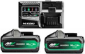 Hikoki UC18YSL3WJZ Multi-Volt Booster Pack - 2 x 8Ah 18V / 4Ah 36V + UC18YSL3 Quick Charger - UC18YSL3WJZ-0