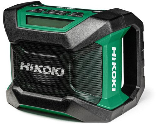 Hikoki ur18daw4z | digital battery radio | 18v | fm | dab+ | excluding charger and batteries - ur18daw4z-0
