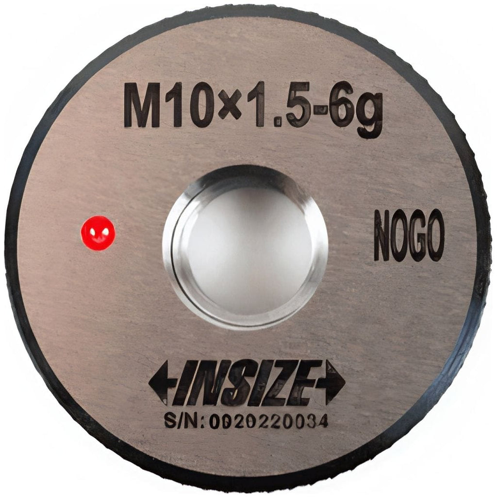Insize NOGO Thread Ring Gauge M10X1.5 Series 4120-10N-0