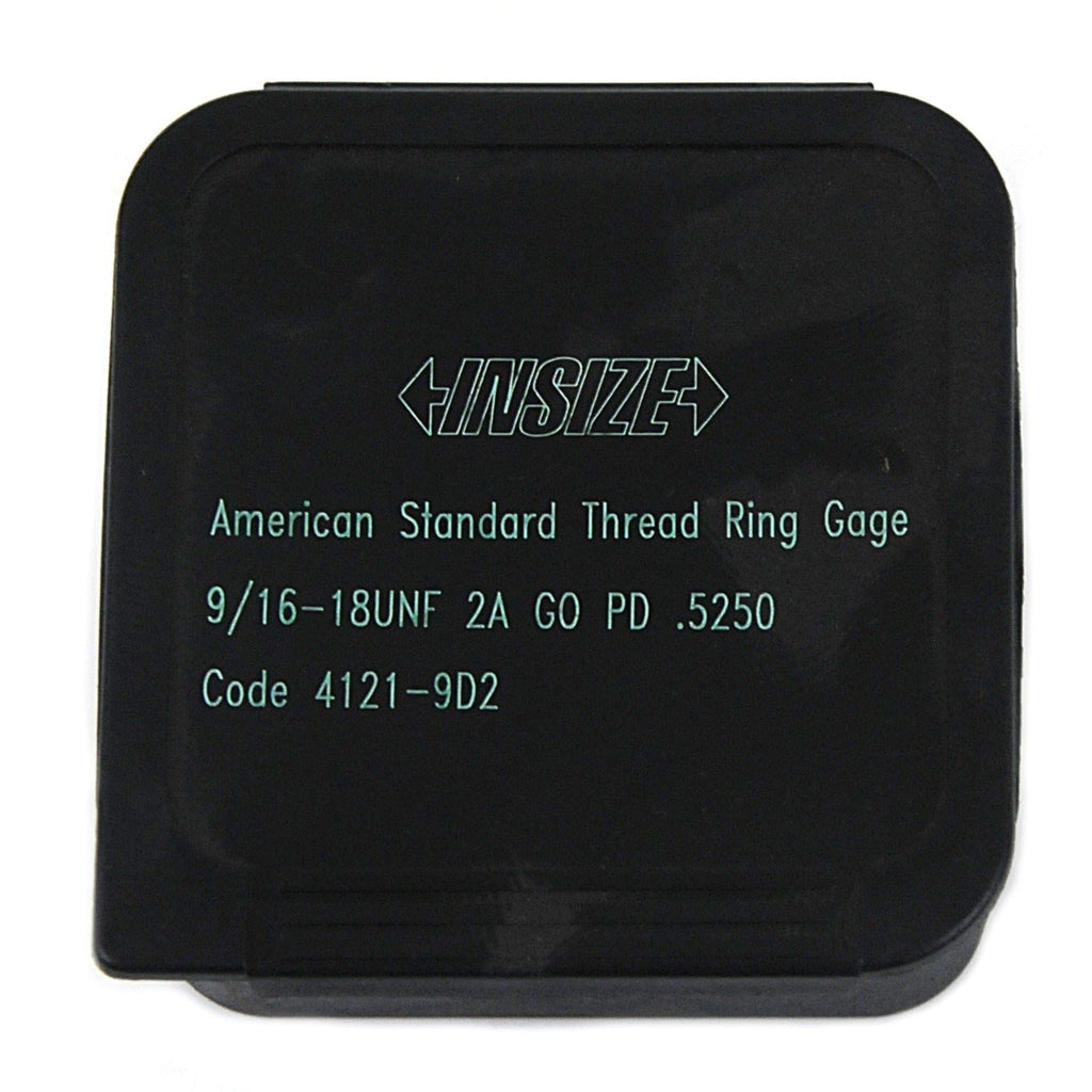 Insize Thread GO Ring Gauge 9/16"-18 UNF Series 4121-9D2-2