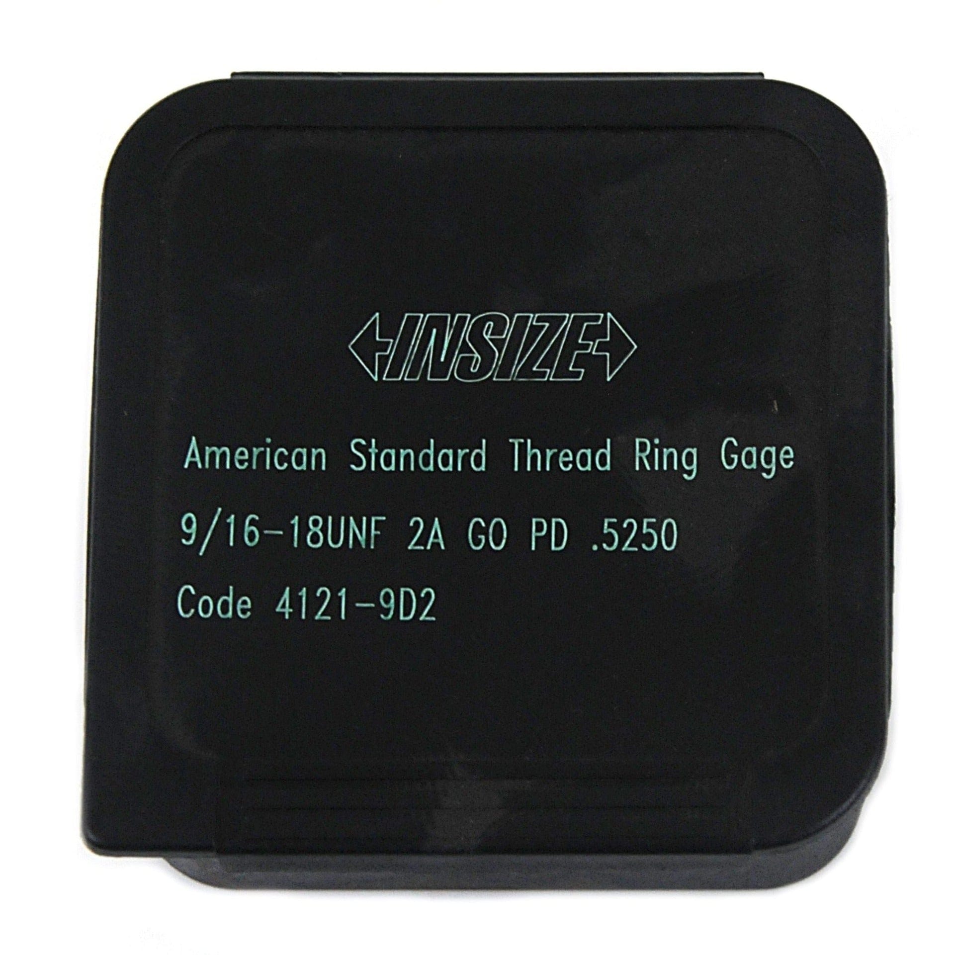 Insize Thread GO Ring Gauge 9/16"-18 UNF Series 4121-9D2-2