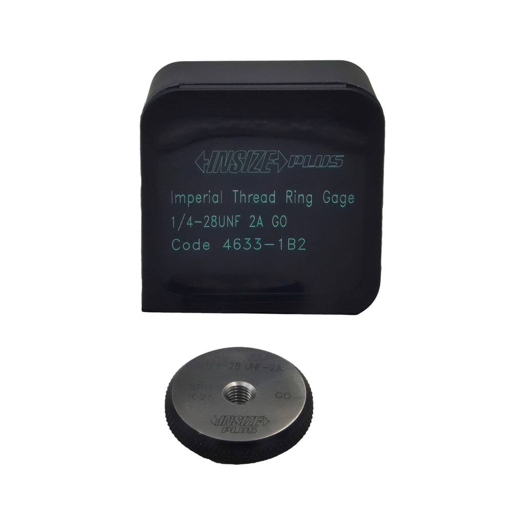 Insize Imperial Thread Ring Gauge GO 1/4-20 UNC Class 2A Series 4633-1B2-1