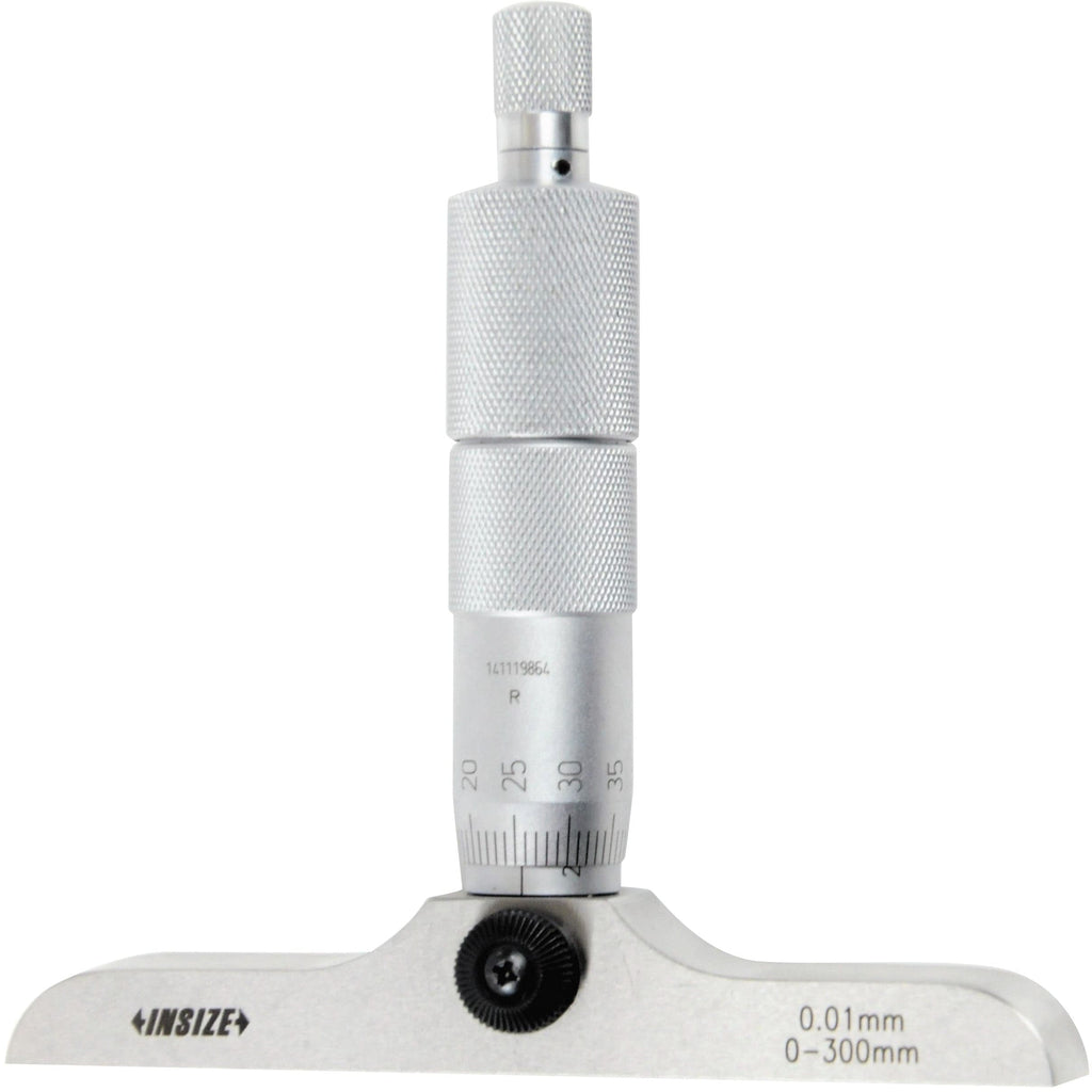 Insize 12pc Metric Depth Micrometer 0-300mm Range Series 3241-300-2