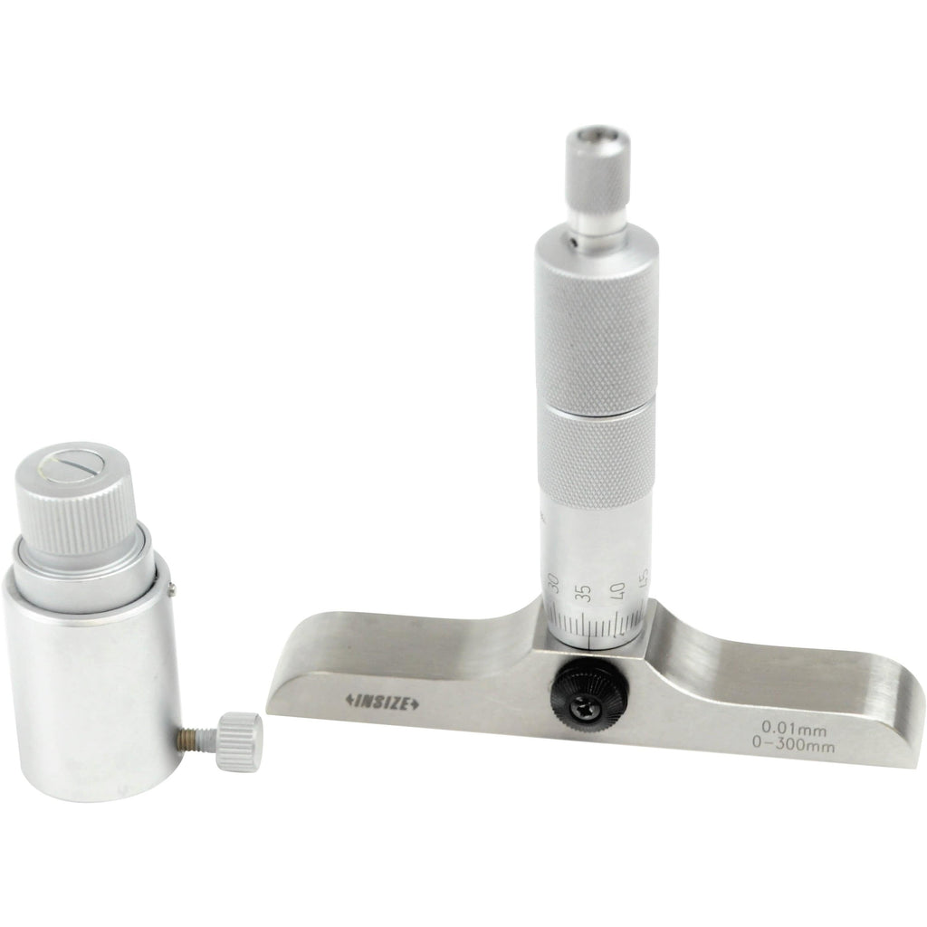 Insize 12pc Metric Depth Micrometer 0-300mm Range Series 3241-300-1
