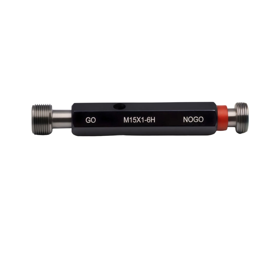 Insize 4139-15P Fine Thread Plug Gage – M15 × 1 (Go / No-Go, Class 6H)-1