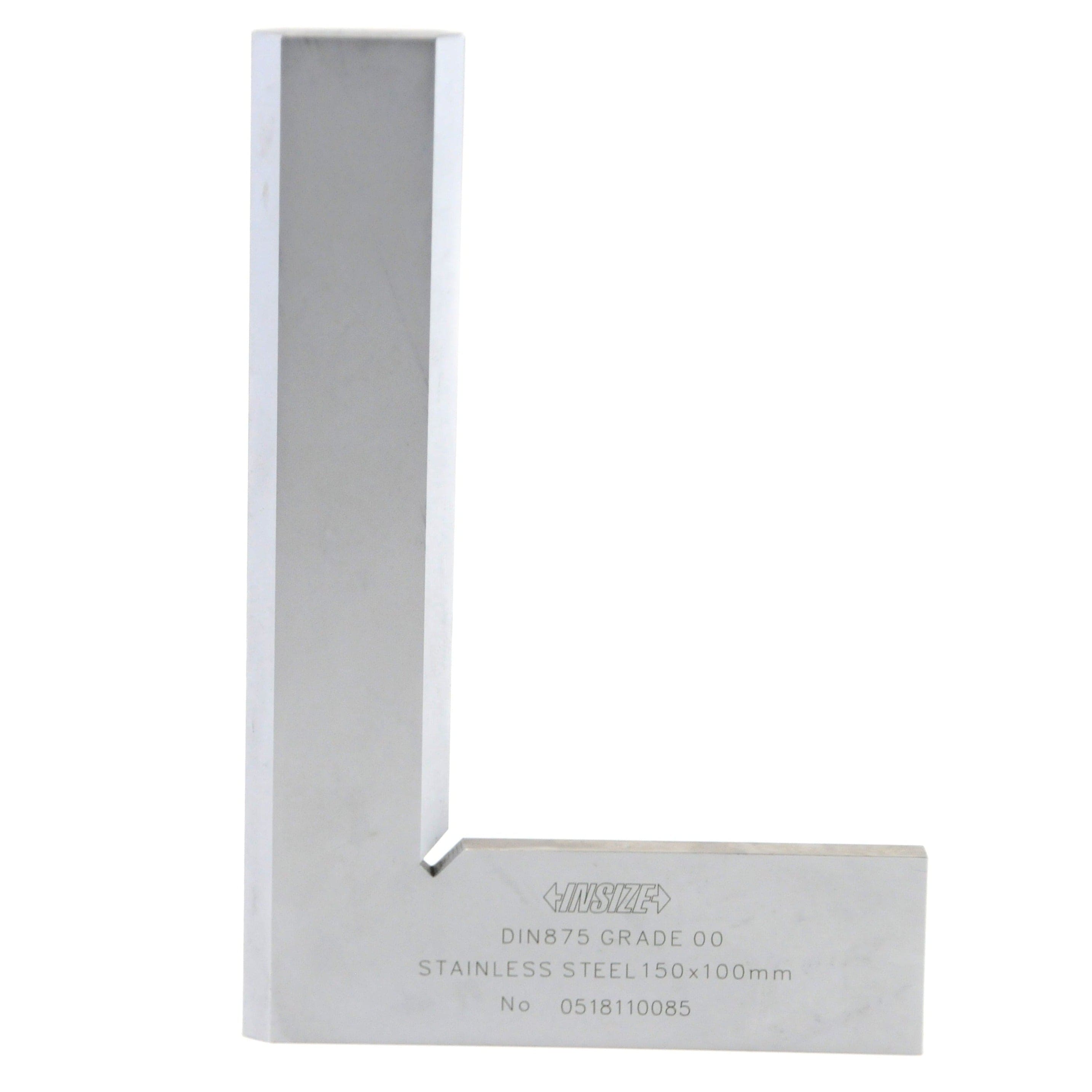 Insize 90° Bevelled Edge Square 150x100mm Range Series 4790-0150-0