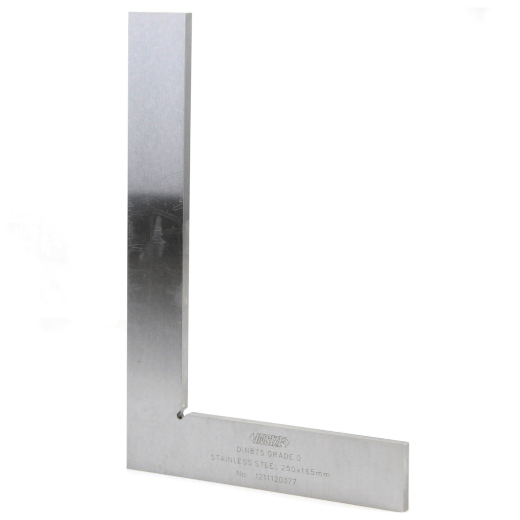 Insize 90° Flat Edge Square 250x165mm Range Series 4791-250-0