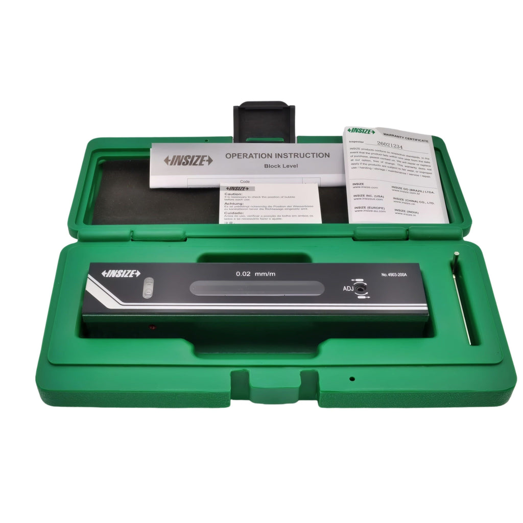 Insize Block Level 200mm Series 4903-200A-0