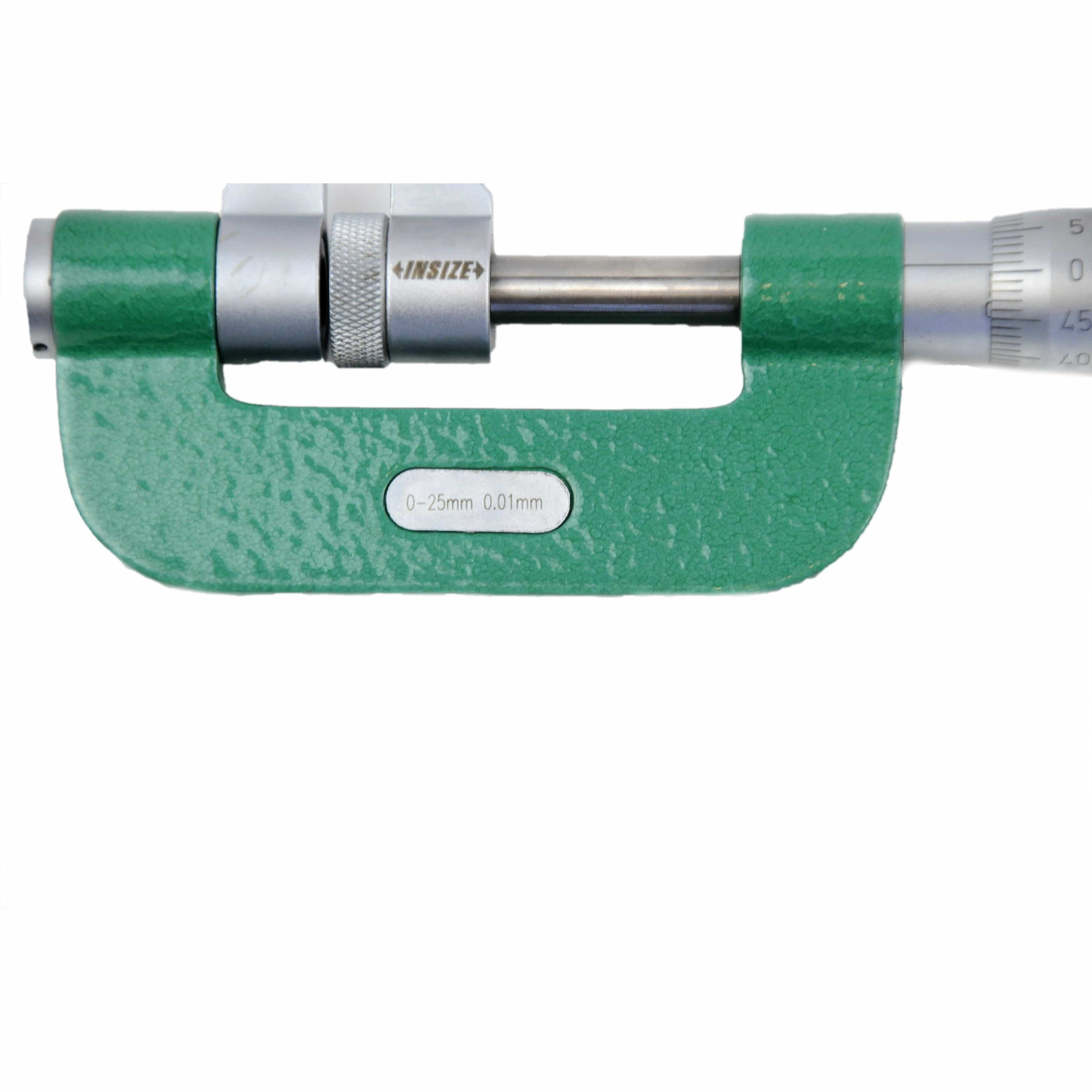 Insize Caliper Type Micrometer 0-25mm Range Series 3238-25-2