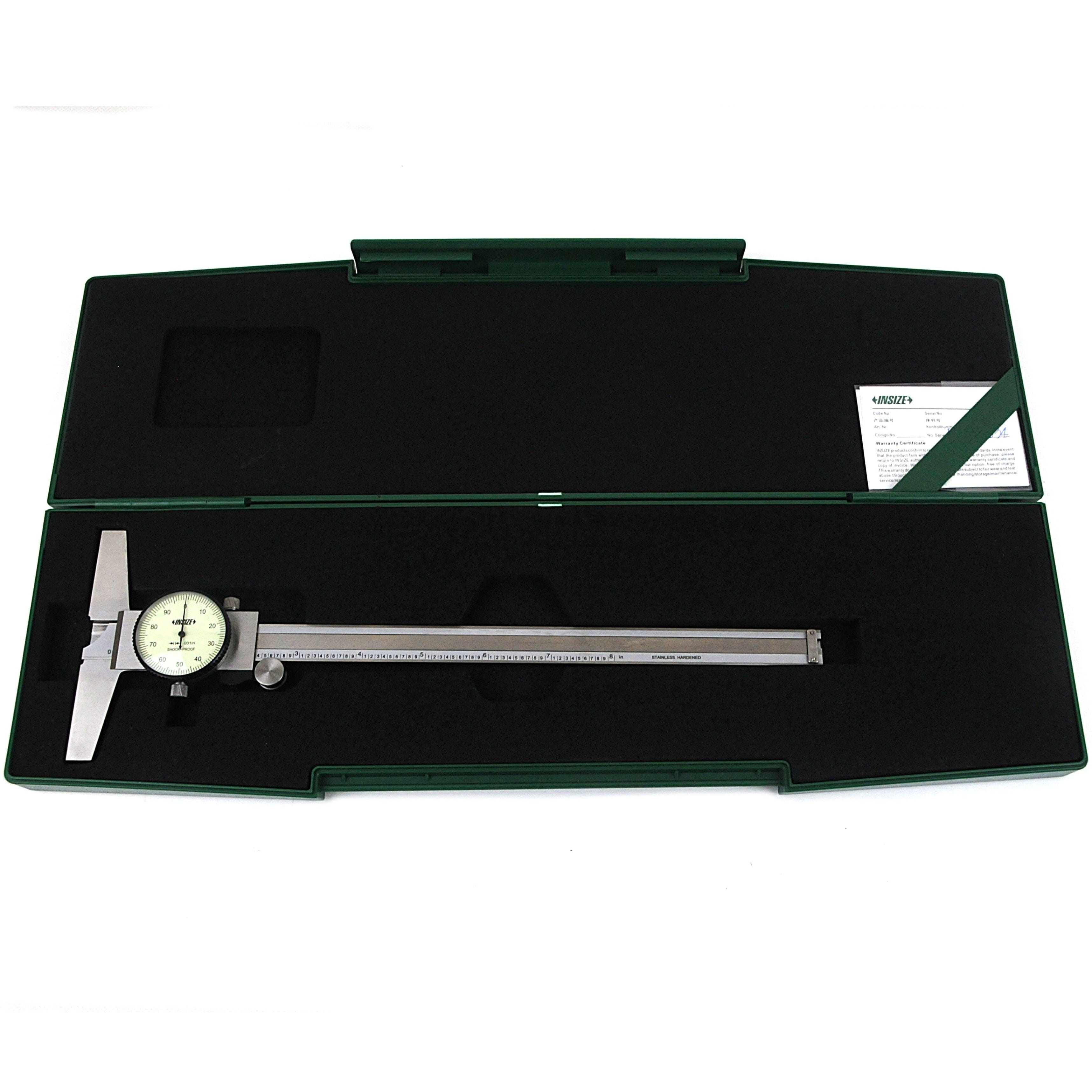 Insize Dial Caliper 0-8" Range Series 1348-8-0