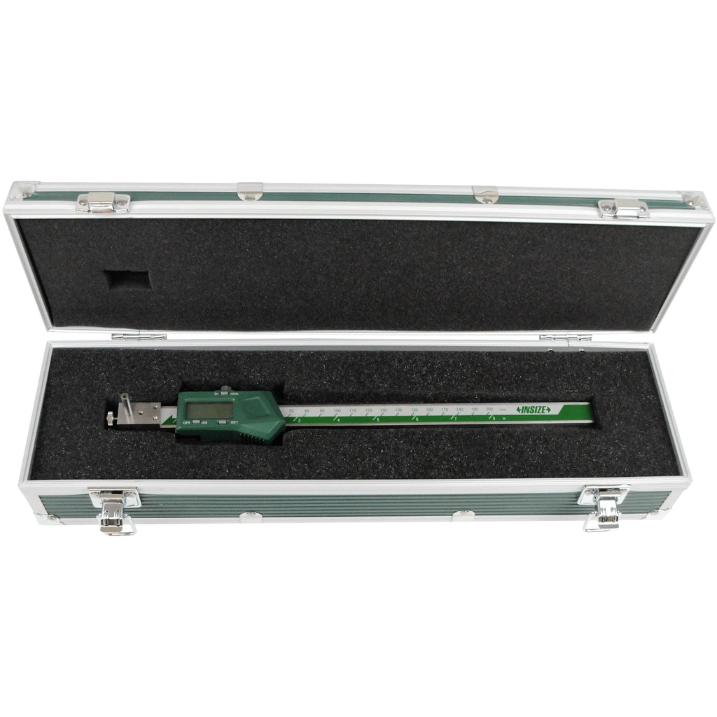 Insize Digital Back-Jaw Caliper 10-200mm/0.4-8" Range Series 1177-200-0