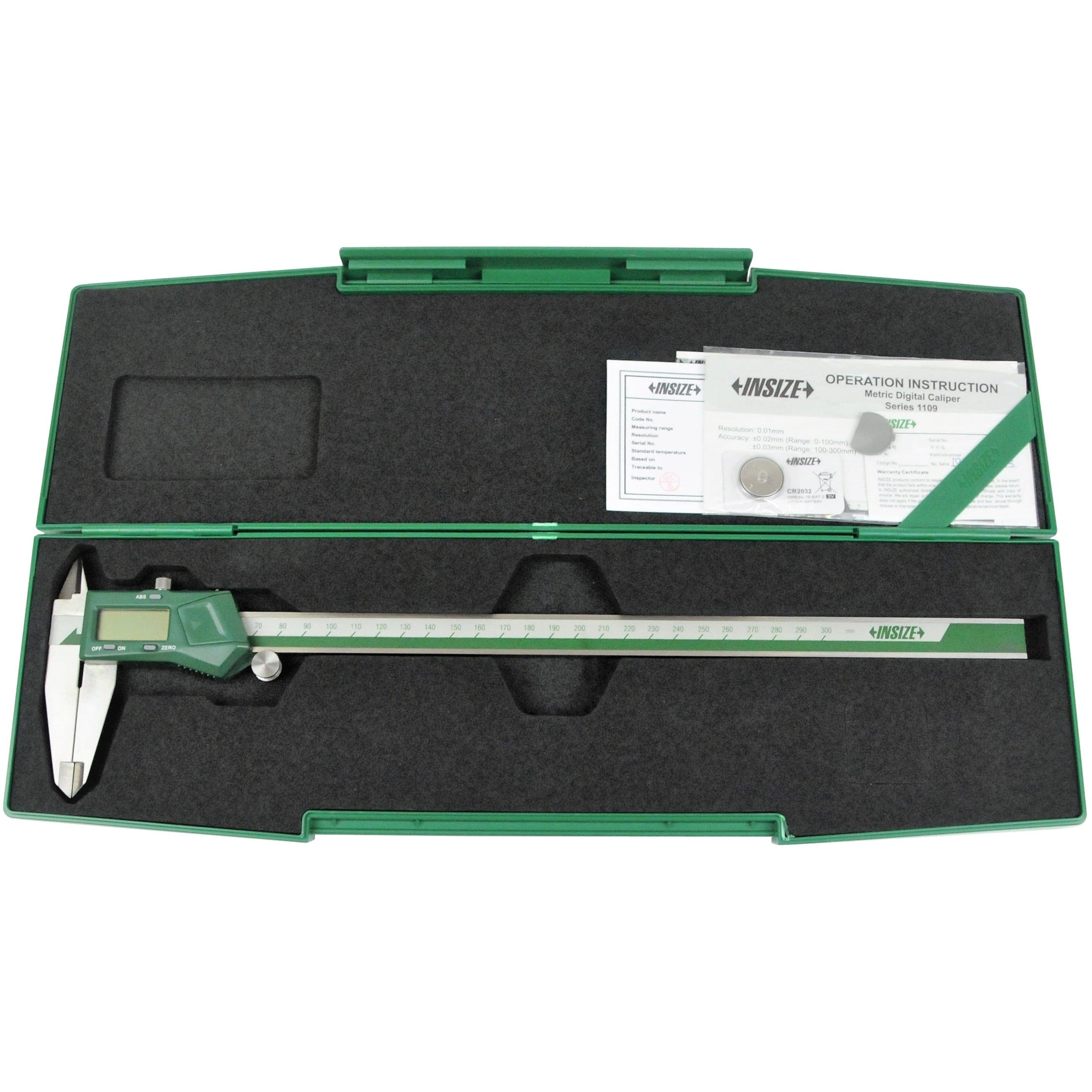 Insize Digital Caliper 0-300mm Range Series 1109-300-0