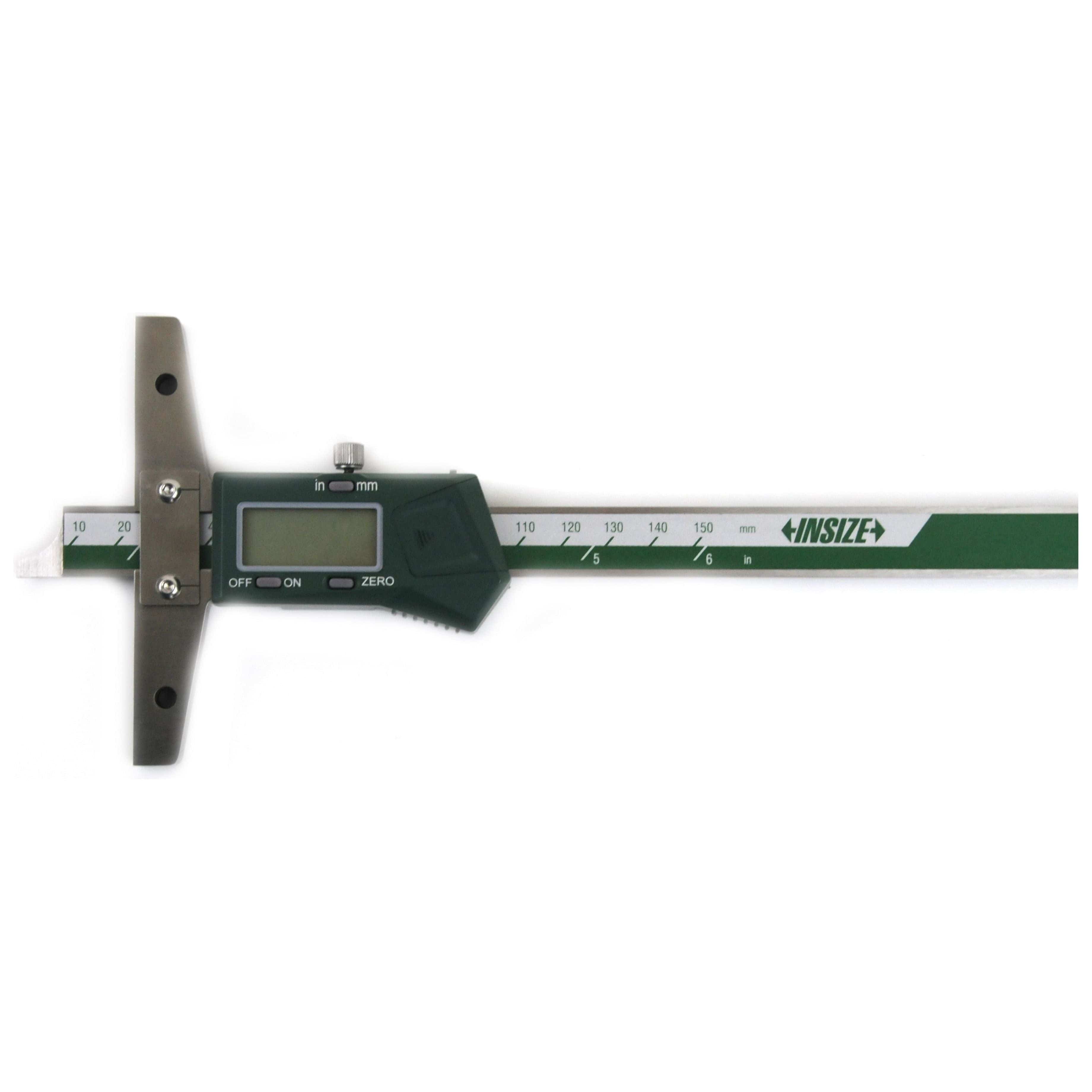 Insize Digital Depth Gauge 0-150mm / 0-6" Range Series 1147-150-1