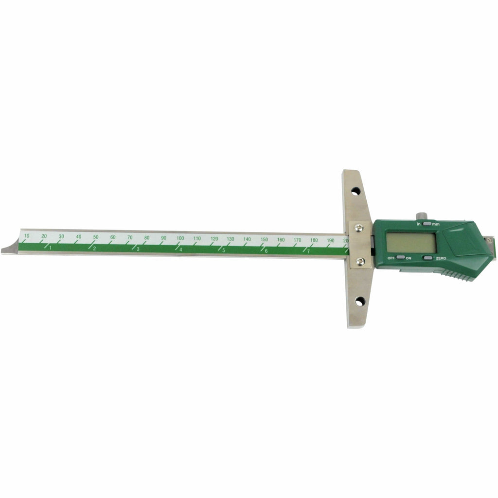 Insize Digital Depth Gauge 0-200mm / 0-8" Range Series 1147-200-4